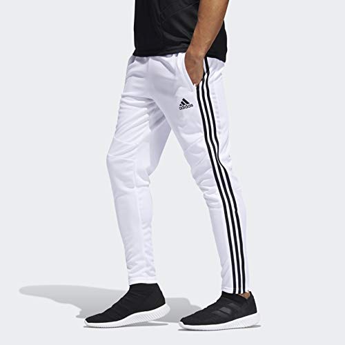 Adidas Solid & Casual Men Track Pants color white