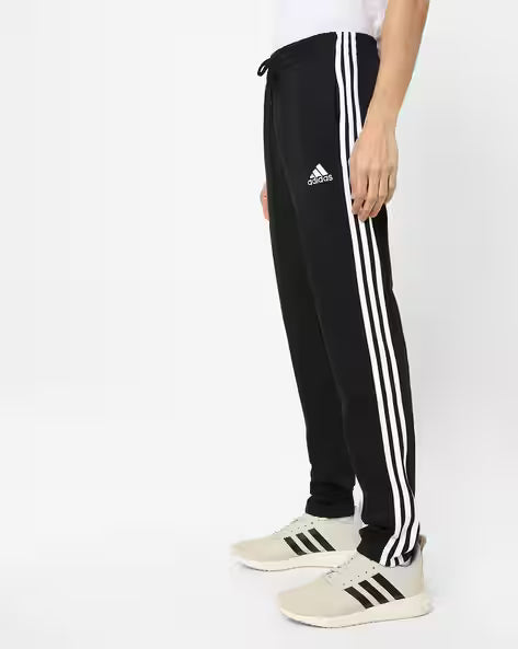 Adidas Solid & Casual Men Track Pants (Black)