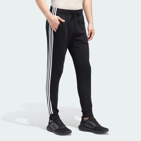 Adidas Solid & Casual Men Track Pants color Blue & Black