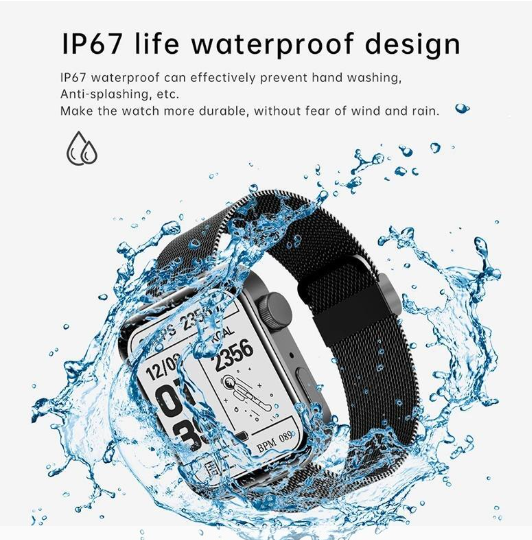 The RockTech ® Color Fit Pro-Model Smartwatch BT 2.0 (Available Colors Black, Silver & Rose Golden)