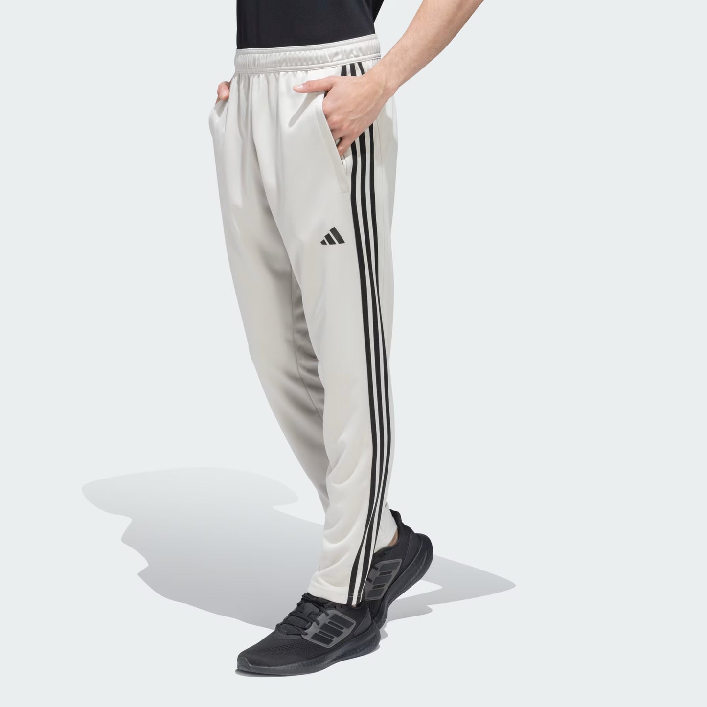 Adidas Solid & Casual Men Track Pants color Blue & Grey