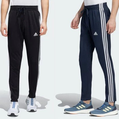 Adidas Solid & Casual Men Track Pants color Blue & Black