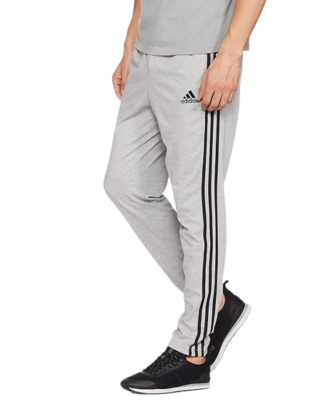 Adidas Solid & Casual Men Track Pants color Blue & Grey