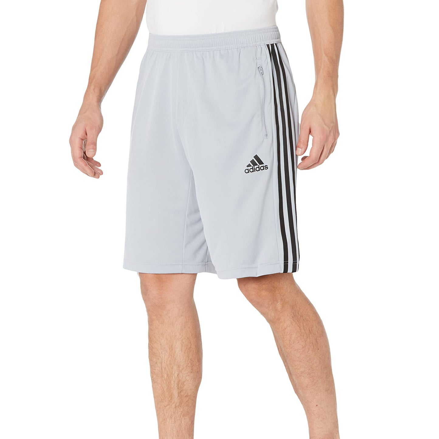 ADIDAS Solid Men Sports Shorts (Grey, Black, Blue) 3-Pack