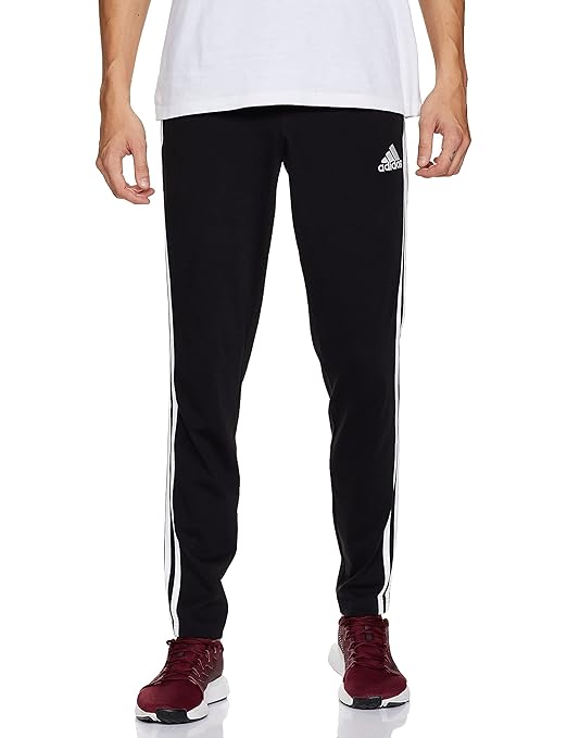 Adidas Combo Black & White Solid Casual Track-Pants