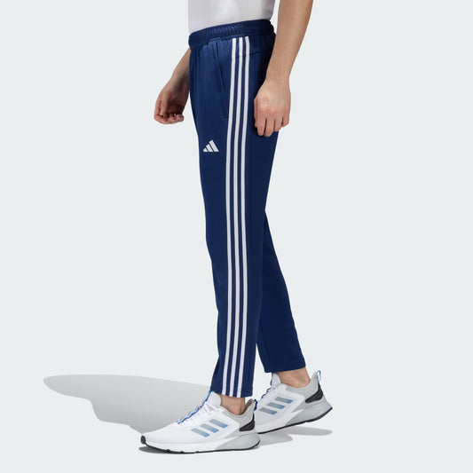 Adidas Solid & Casual Men Track Pants color Blue & Grey